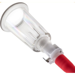 KINKgear Pompe-Tétons TIT UP Double Cup Rouge